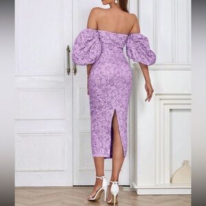 Three Pieces Ruby Flower Jacquard Short Fit Prom Business Formal Suits main image 1